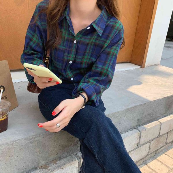 

vintage elegant striped shirt women spring autumn blouses casual fashion ol all match chic loose bottoming shirts 210421, White