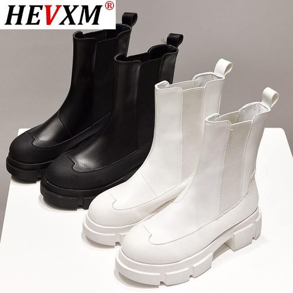 

boots soft patent leather platform women round toe solid black designer ankle women's botines rojos mujer