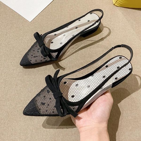 

sandals flat sandal shoe low woman leather all-match 2021 women's clear heels suit female beige shoes closed toe flower bd-07, Black