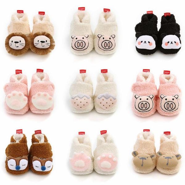 

first walkers winter infant cartoon baby shoes warm born soft sole spring toddler girl boy prewalker