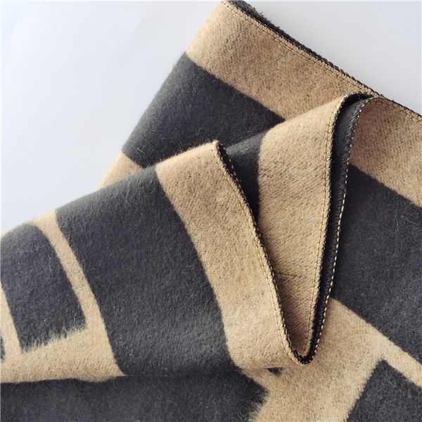 

fashion leisure women cashmere scarves man womens winter thick shawl scarf lattice letters scarvess styles optional 180*35cm, Blue;gray