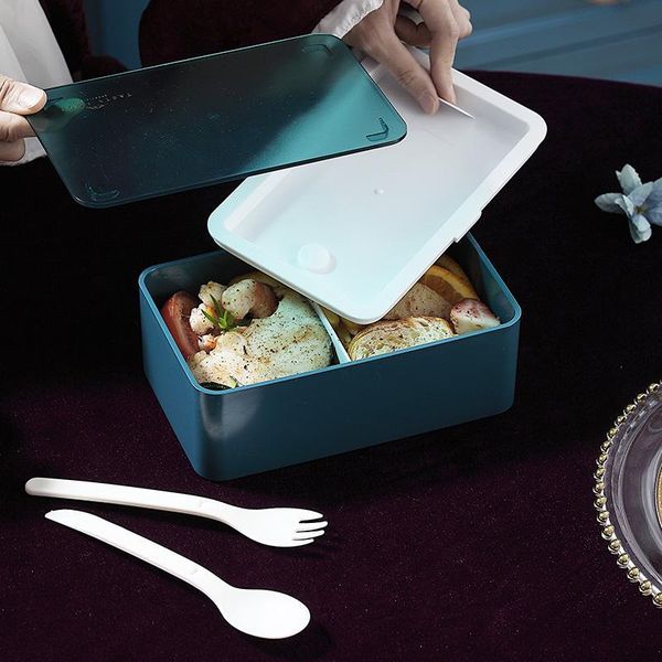 

dinnerware sets japanese separate layers lunch box student office worker bento grade pp heat available for micrcave oven kitchen