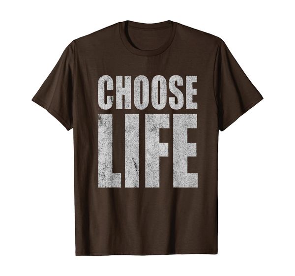 

choose life gift for men women t-shirt, White;black