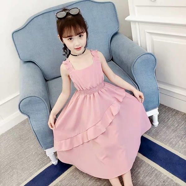 

girl's dresses 2021 summer girls dress 12 children's clothing 11 clothes 6 children 9 the casual 8 kids 7 years old, Red;yellow