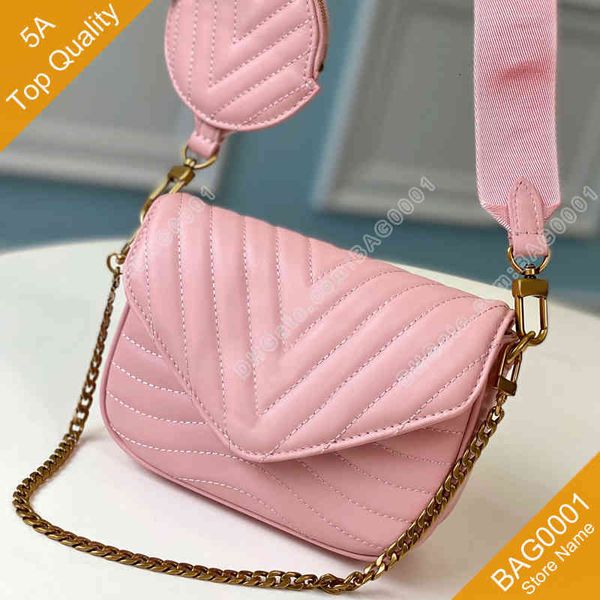 

5a fashion style bag round coin purse chain shoulder cross body with box b081 (56461 56466 -) bag0001