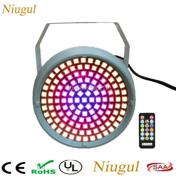 

effects with ir remote control rgb light flash 127 led dj disco ktv strobe sound/auto/dmx512 stroboscope stage