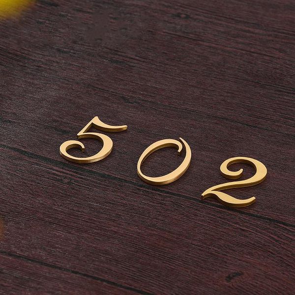 

other door hardware nordic retro style brass address number customized house numbers for home gates sticker antique copper sign