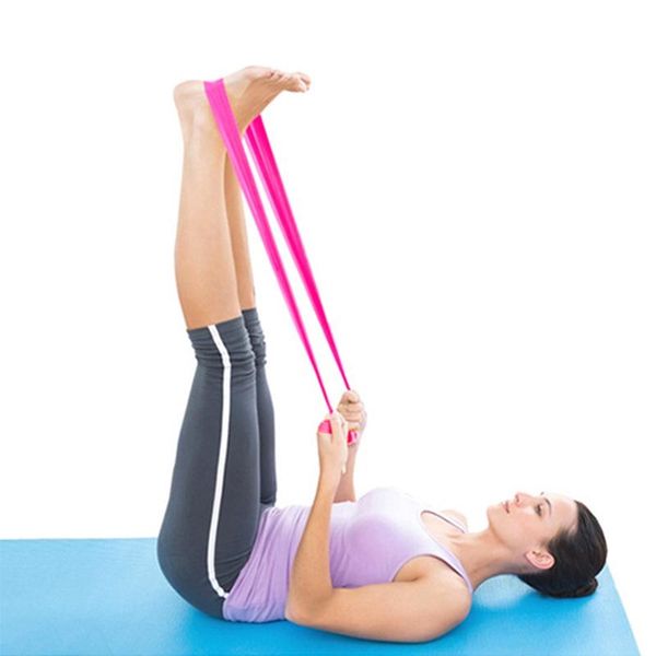 

fitness strength stretch belt portable tpe elastic yoga training accessories resistance bands