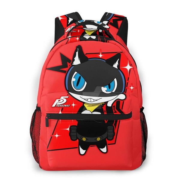 

backpack persona 5 ,morgana for girls boys travel rucksackbackpacks teenage school bag