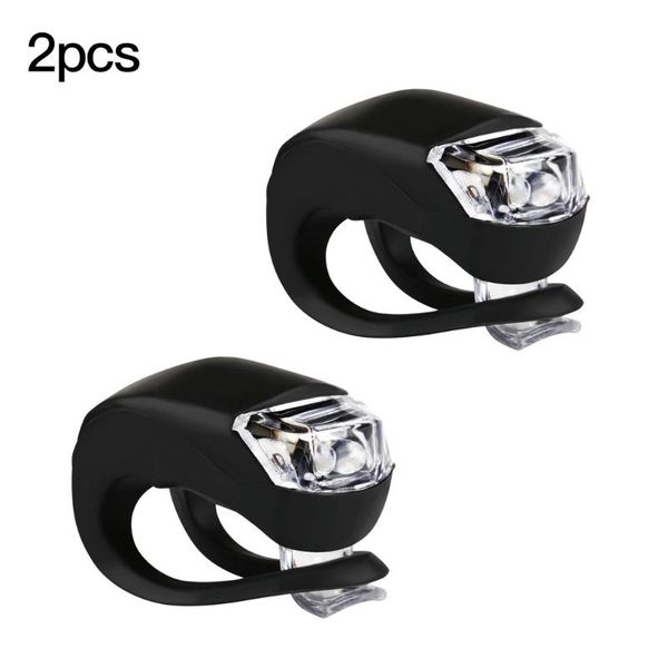

bike lights 2pcs led waterproof silicone bicycle lamps mountain emergency light outdoor cycling lighting tool