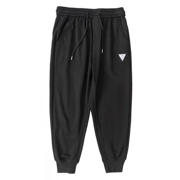 

sweatpants men's fashion brand loose personality large size casual pants streetwear slim movement for men, Black
