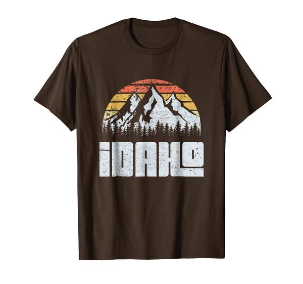 

Vintage Idaho Mountains State Nature Sun Retro T Shirt, Mainly pictures