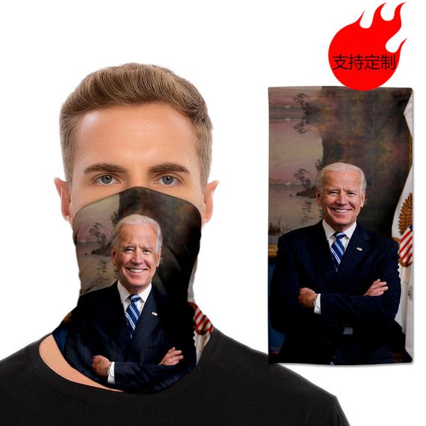 

custom logo riding bib 3d multifunctional magic scarf biden new cloth mask