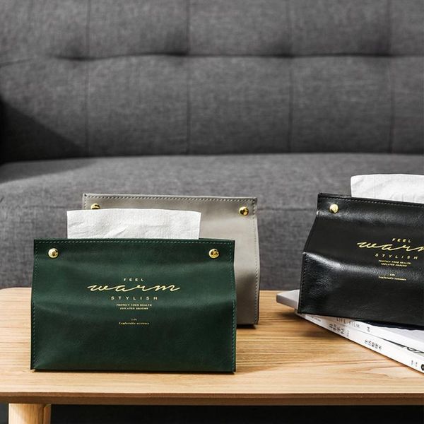 

tissue boxes & napkins box car toilet pumping pu leather living room office home furnishing creative nordic wind luxury