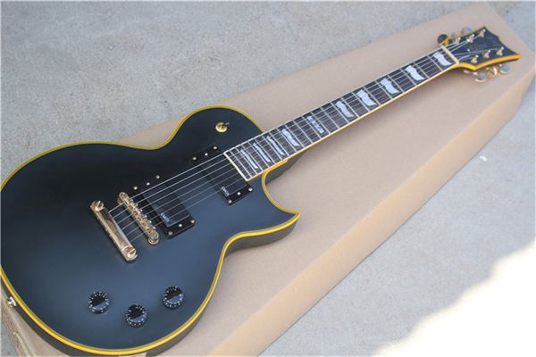 

chinese electric guitar.black custom guitars