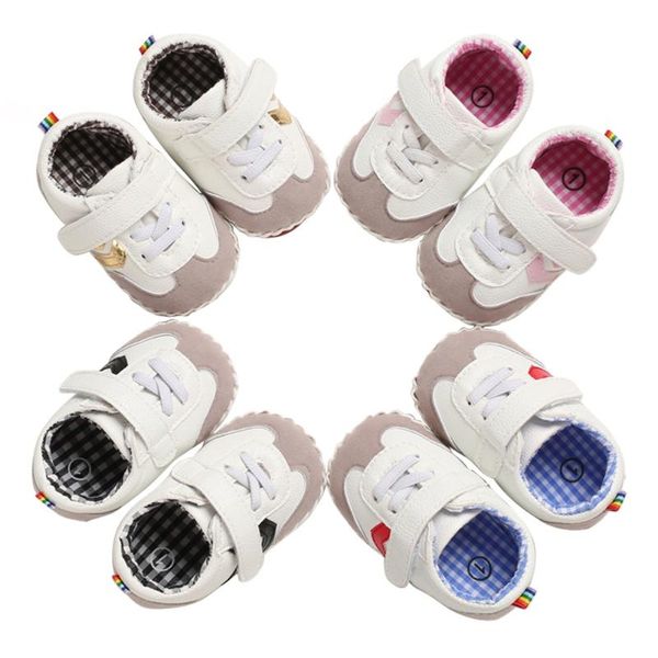

first walkers infant boys girls prewalker shoes anti slip rubber comfortable toddler crib soft soles sneakers