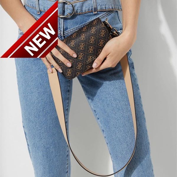 

single gs new 2021 square shoulder messenger simple and versatile mobile phone bag women's small