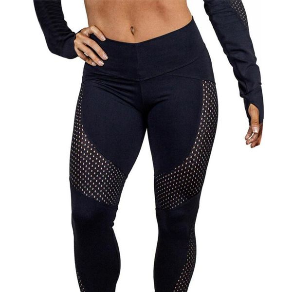 

yoga outfits leggings pants women slim elastic push up gym running tights skinny jogger compression sport, White;red