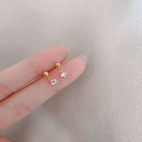 

simple single earrings small mini earrings pure feminine