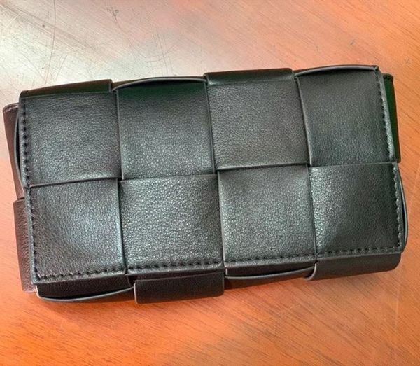 

2021 designer shoulder bag classic fashion weave waist cross-body handbag for women with box