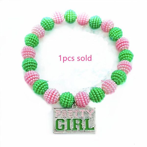 

charm bracelets various elastic pink green waxberries beads bracelet lady soririty pretty girl 1908 ivy leaf crest bangle ogl161,1pcs, Golden;silver