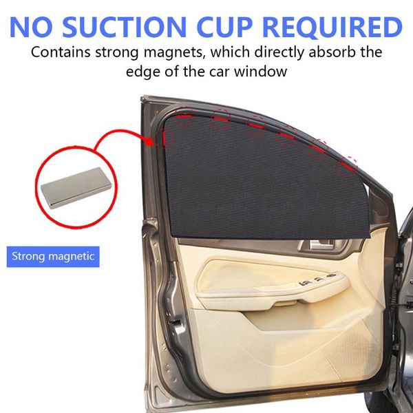 

magnetic car curtaincar sun shades uv protection window sunshade side mesh visor summer film