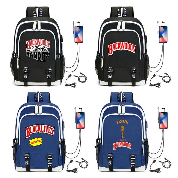 

backpack fashion women men backwoods printed schoolbag student outdoor travel casual bag backpacks