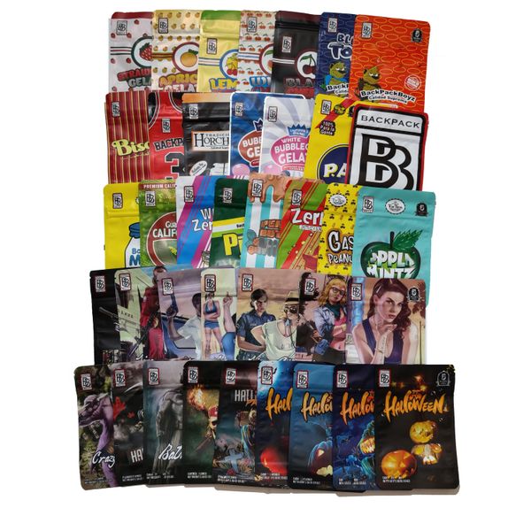 

backpack boyz backpackboyz mylar bag 40+ designs 3.5g backpackboyz holloween lucky guarana billy kimber bb resealable child proof edible pac