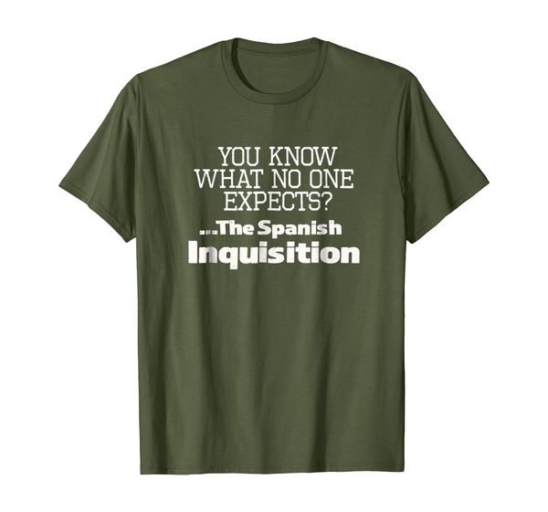 

funny spanish inquisition gift t-shirt, White;black