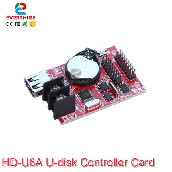 

huidu hd-u6a hd-u6b hd-u62 hd-u63 hd-u64 single color u-disk controller card use for p10 f3.75 p4.75 led module modules