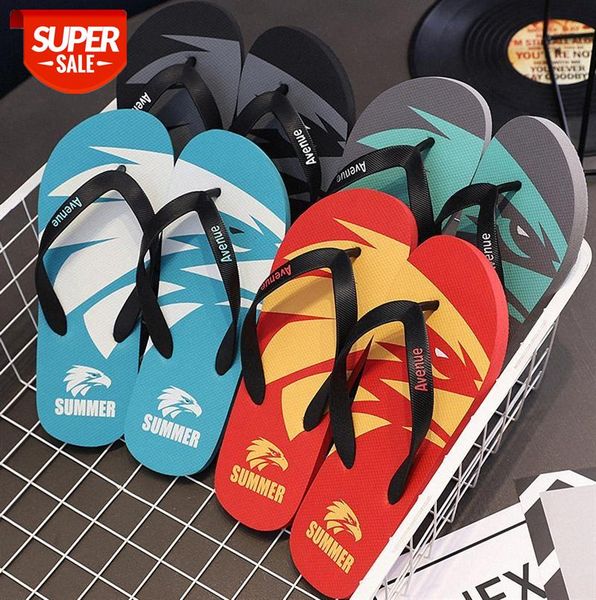 

flip-flops men's slippers, trendy personality, non-slip students, casual outer wear, outdoor rubber korean slippers #3j1z, Black