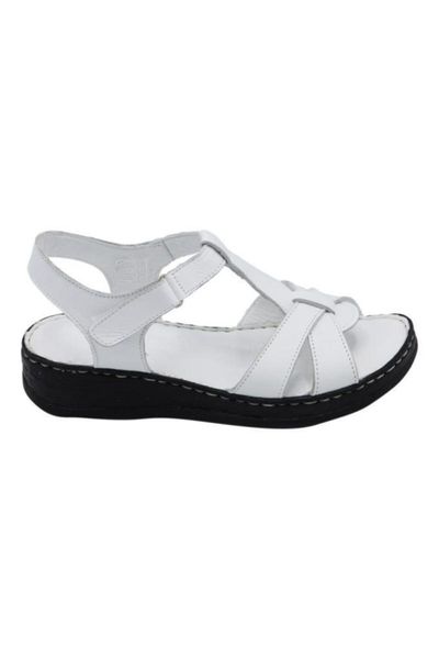 

sandals z426 genuine leather women orthopedic heels, Black