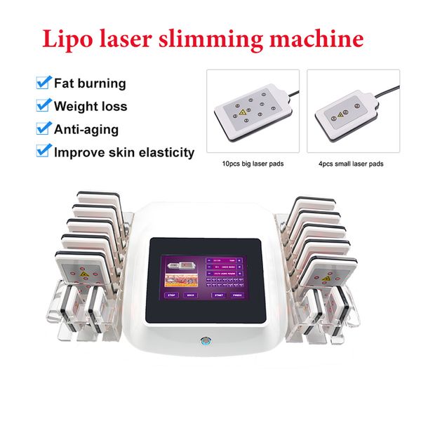 Lazer Lipo Zayıflama Makinesi Ev Kullanımı Lipolaser Yağ Yanma Azaltma Güzellik Ekipmanları 650Nm