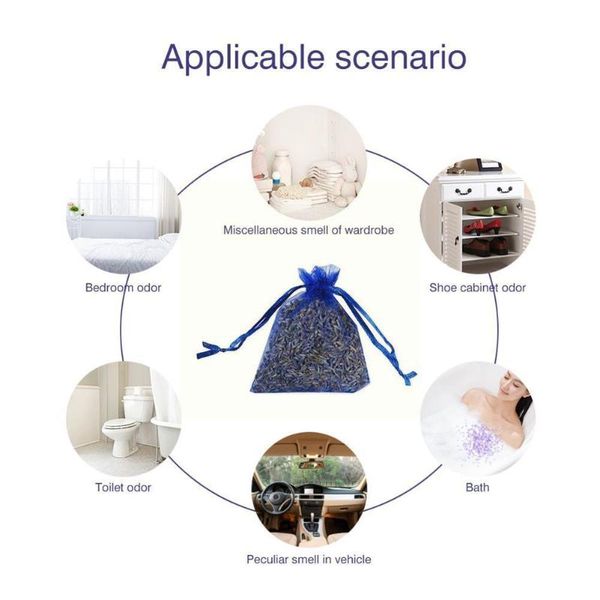 

car air freshener 10pcs lavender sachet auto perfume aroma bath fragrance bedroomdecor home flower natural dif z8w8