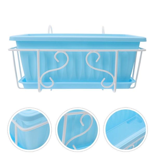 

planters & pots 1 set flowerpot rack balcony planting plant display for home