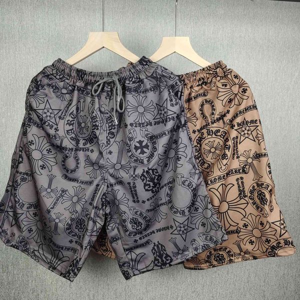 

crosin chao brand large croxin shorts suit women's manyin lovers net red loose outer wear sports casual capris men's, White;black