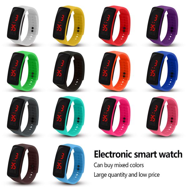 

the smart wristbands second-generation bracelet, sunglasses, led electronic watch, student plastic children's gift, clock, fitness trac