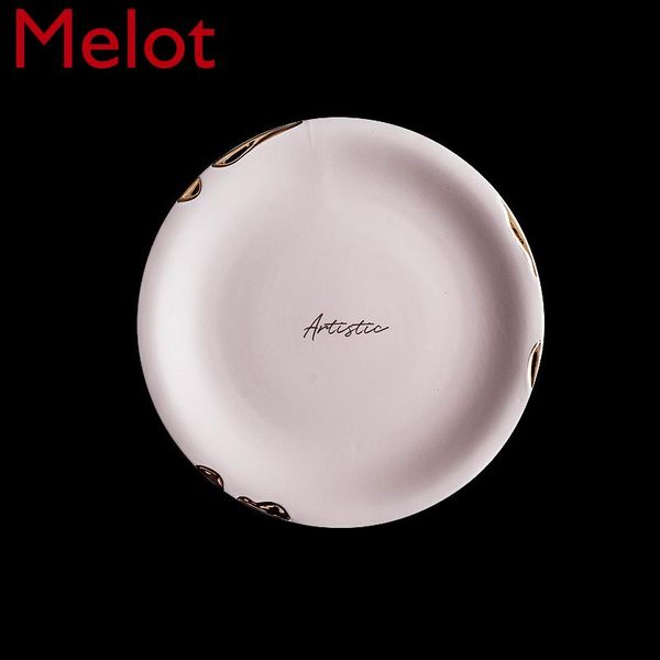 

plate creative nordic luxury breakfast tableware ceramic dim sum western steak dish home dishes & plates