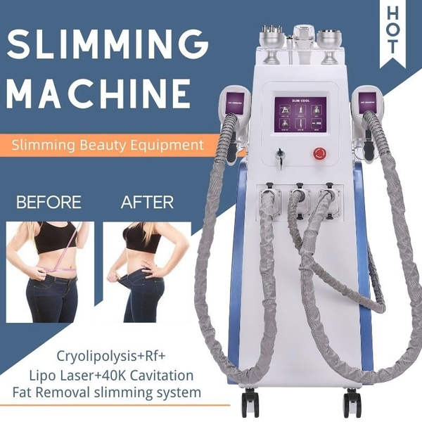 

fat e slimming machine cavitation rf radio frequency therapy facial wrinkle removal body 2 heads can work at the same