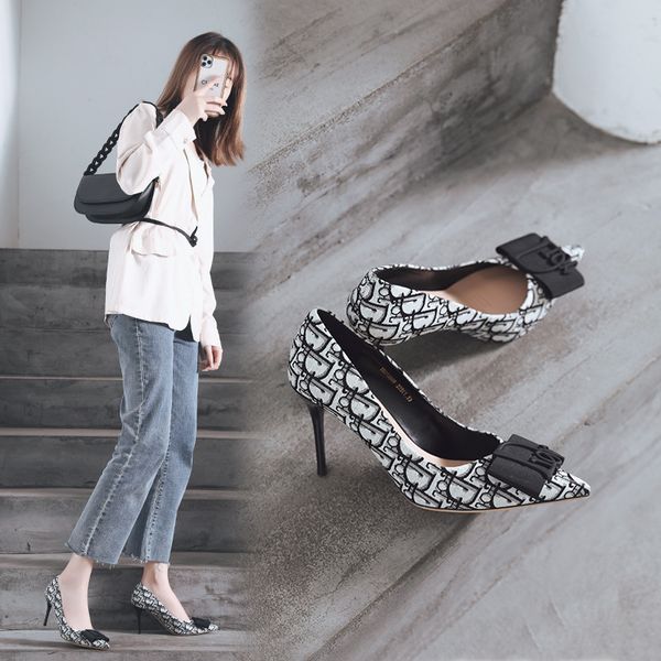 

luxury dress shoes generation beauty spring 2021 high heels thin heel single pointed black women's sho 293699