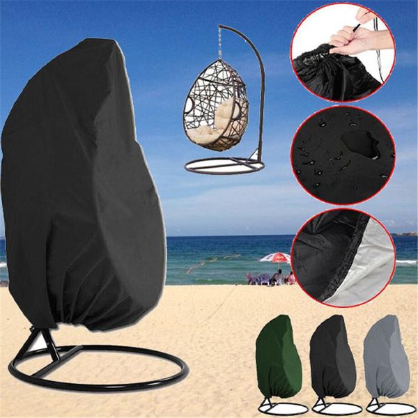 

outdoor waterproof garden furniture swing zipper protective balcony cover hanging egg rocking chair shade