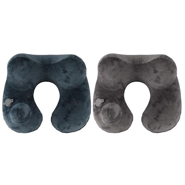 

pillow inflatable u-shaped sleeping artifact automatically presses headrest