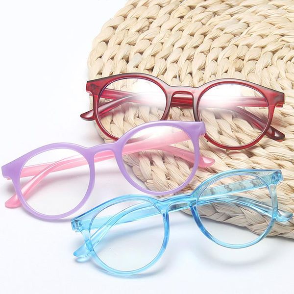 

sunglasses fashion blue light kids glasses colorful children optical frame boys girls computer transparent blocking eyeglasses uv400, White;black