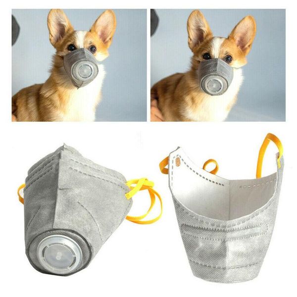 

dog car seat covers mouth anti smoke fog pollution breathable muzzle pet face cover tool