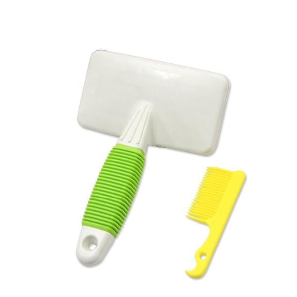 Pet Bath Brush Pente de Borracha Cão Grooming Cabelo Remoção Escova de Cat Cat Massagem Ferramenta