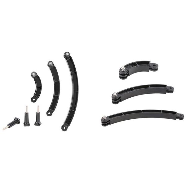 

stabilizers 3 way mount helmet arm extension curved for 9 8 7 6 5 sjcam 4k