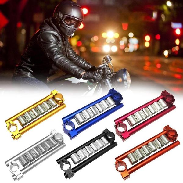 

handlebars 2pcs universal racing adjustable cnc 26mm 30mm 31mm clip on ons fork handle bar for cafe racer motorcycle