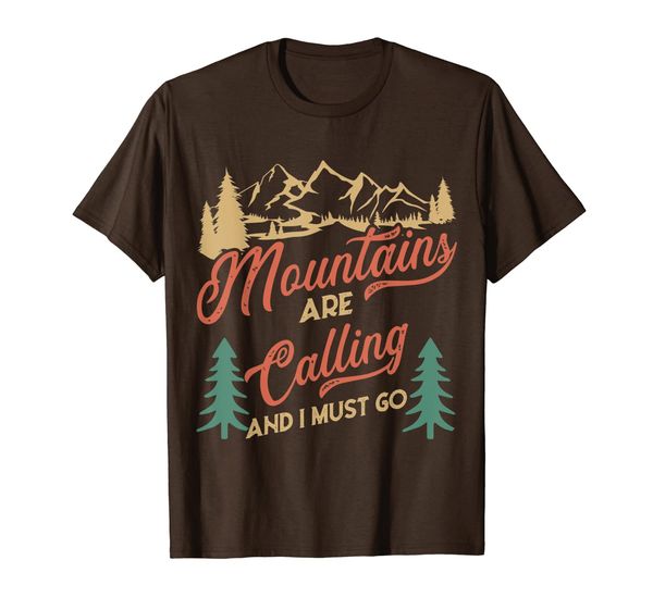 

Vintage Mountains Are Calling I Must Go Vibe Gifts T-Shirt, Mainly pictures
