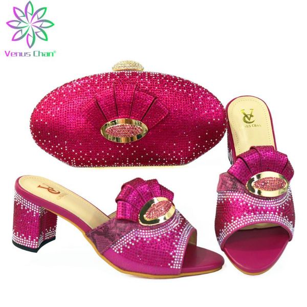 

shoes and bag set for women african shoe party in italy heels wedding dress, Black