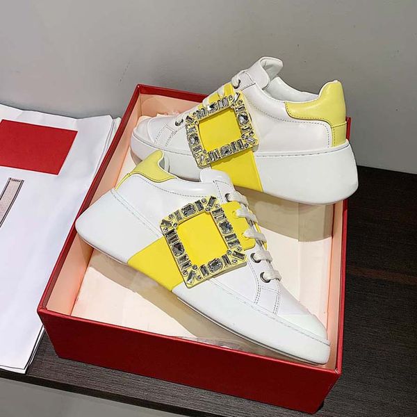 

women designers casual shoes leather shiny crystal sneaker fashion womens wedge platform shoe trainer sprot sneakers with box 05, Black